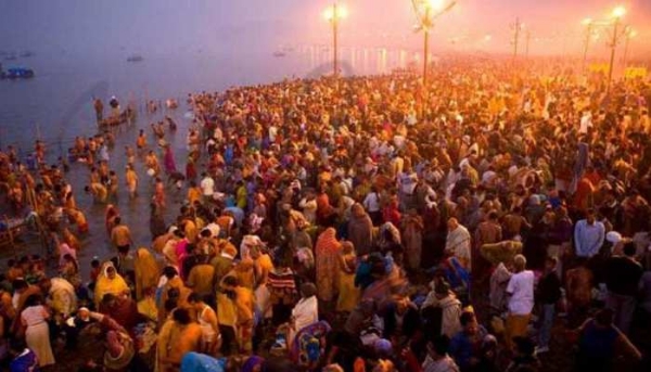 First Magh Mela bath today in Prayagraj First Magh Mela bath today in Prayagraj