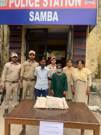 Chattisgarh couple arrested with half kg ganja