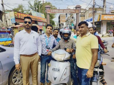 GHRT India, RITM join hands for road safety, 200 distributing crash helmets : Suhail President