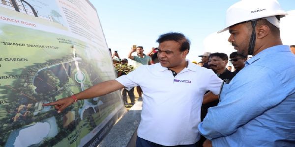 CM takes stock of Shahid Smarak area