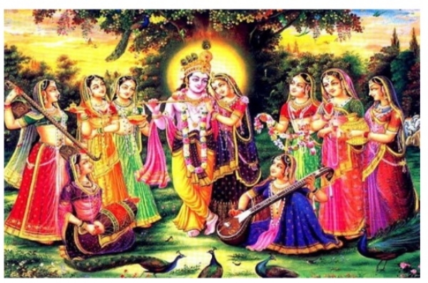 Symbolic image of Raas Leela.