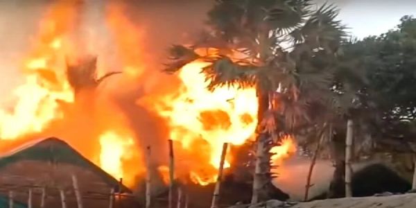 Fire on Mausuni island, 11 cottages burnt to ashes