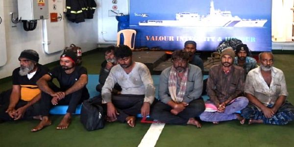 ICG rescues nine crew members of Indian ship sunk in North Arabian Sea