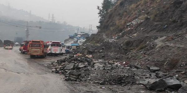 Female Tourist Killed As Boulder Hits Bus On J&K Highway In Ramban