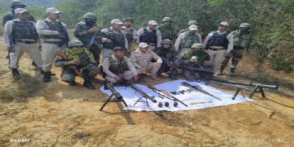 Huge catch of arms and ammunition seized in Manipur