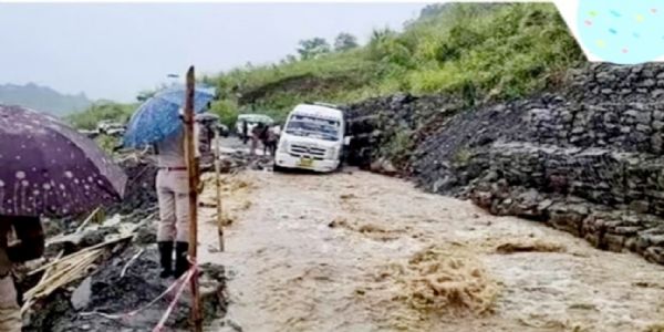 Lumding-Silchar train service disrupt due to landslide