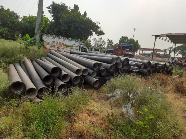 Police recovers stolen government pipes worth thirty lakh rupees