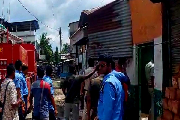 House roof blown away in explosion