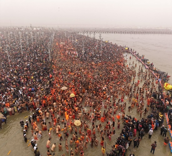 3.5 crore devotees have taken bath in Sangam