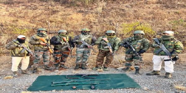 Huge cache of arms and explosives recovered in Manipur