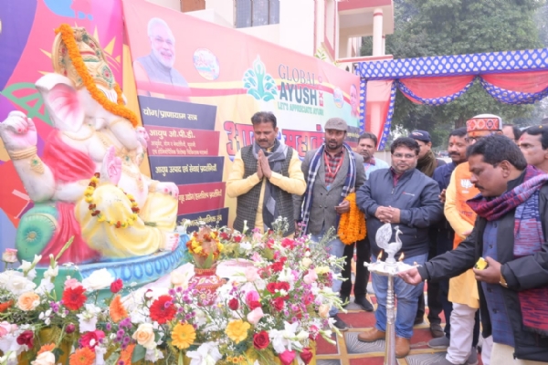 Mayor inaugurates Global Ayush Mahakumbh