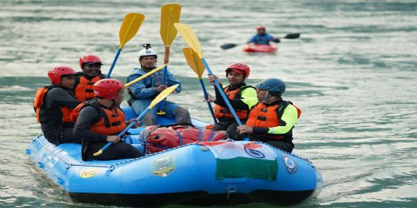 Brahmaputra River rafting expedition phase completed in Arunachal