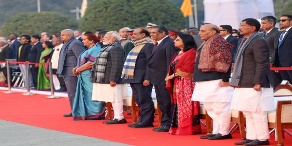 Beating Retreat Ceremony brings India’s 76th Republic Day celebrations to grand conclusion at Vijay Chowk