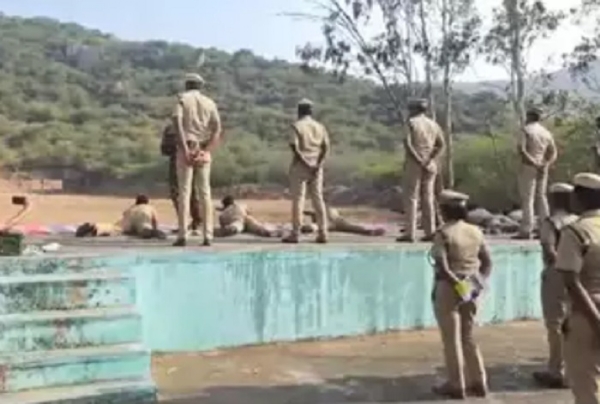 First phase of training the force for the wild boar culling programme  organised in Tamilnadu