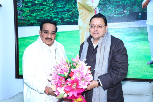 Chief Minister Dhami met Union Water Power Minister for hydropower projects