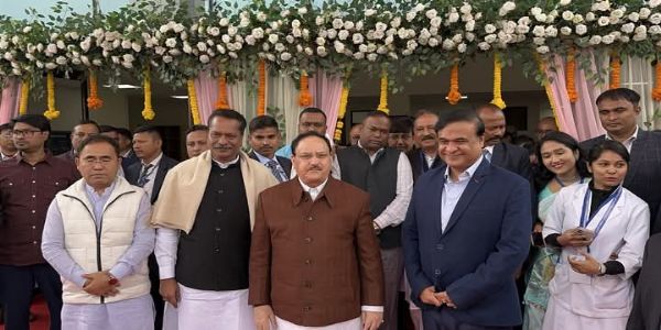 Nadda lays foundation stone of Critical Care Block in Mangaldoi 