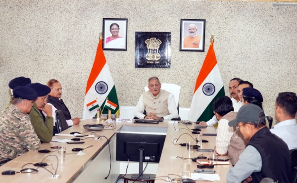 LG Kavinder Gupta holds meet, assesses prevailing law & order situation in Ladakh