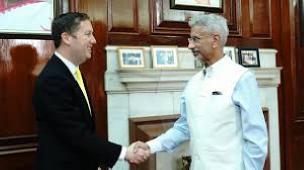External Affairs Minister S. Jaishankar Holds Talks with US Ambassador-Designate Sergio Gor Amid Trade Tensions