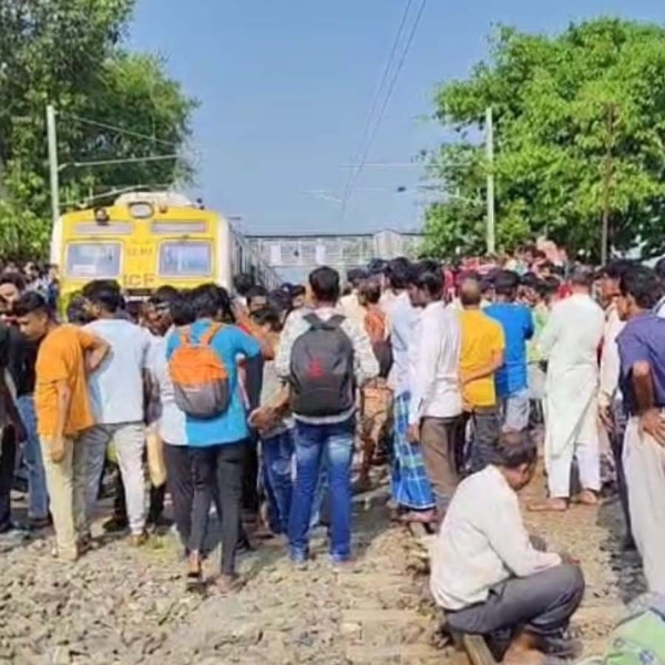 Train delay sparks rail blockade at Bargachhia, services hit for over three hours