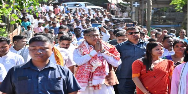 Morigaon District Day Celebrated with Statue Foundation