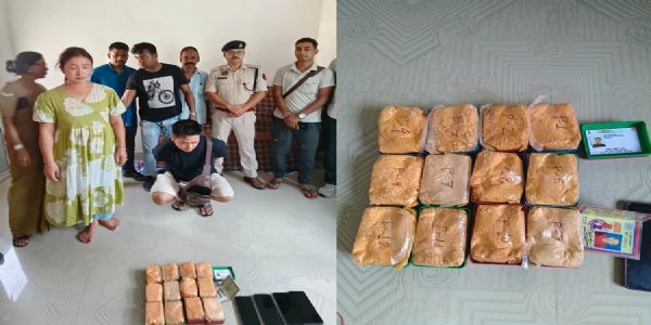 Jalukbari Police Nab Couple with 148 Grams of Heroin in Maligaon