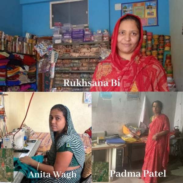 Padma Patel, Anita Wagh, and Rukhsana Bi success stories