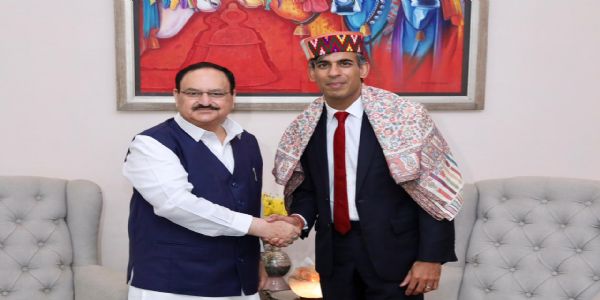 JP Nadda Hosts Rishi Sunak, Discusses Strengthening India-UK Relations