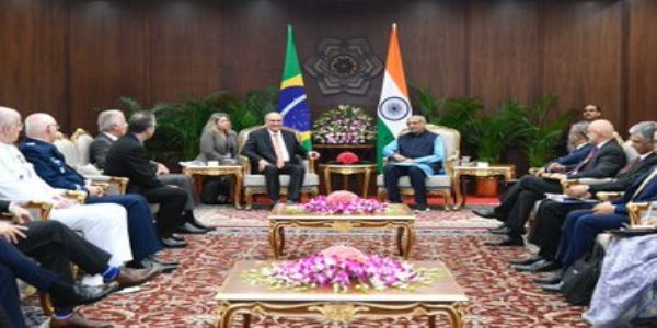 India, Brazil VPs Deepen Strategic Alliance; Focus on Defense, AI, and Trade