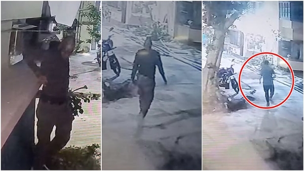 Criminals running