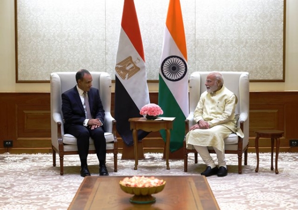 Prime Minister Narendra Modi met with Egyptian Foreign Minister Dr. Badr Abdelatty