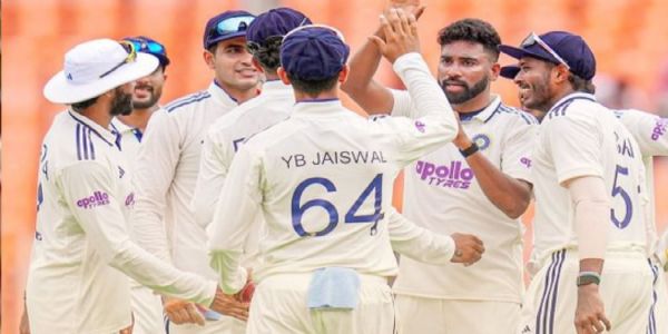 India vs West Indies 1st Test Day 1 Highlights:Siraj Takes Three, West Indies Struggle at 90/5