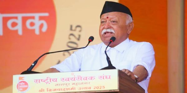 (Lead)Democratic Path Alone Can Bring Change: RSS