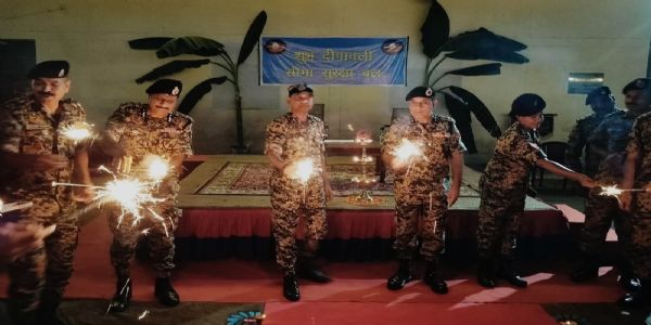 Diwali Lights Illuminate Duty: BSF Troops Celebrate Festival at Punjab Border