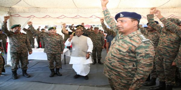 Assam Governor Celebrates Diwali with Armed Forces Personnel at Narangi Military Station
