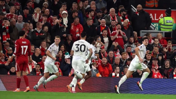 Maguire’s Late Header Seals Man United’s Stunning 2-1 Win Over Liverpool At Anfield