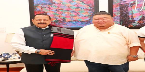 Nagaland Minister Temjen Imna Along Meets Jitendra Singh to Discuss State Development Initiatives