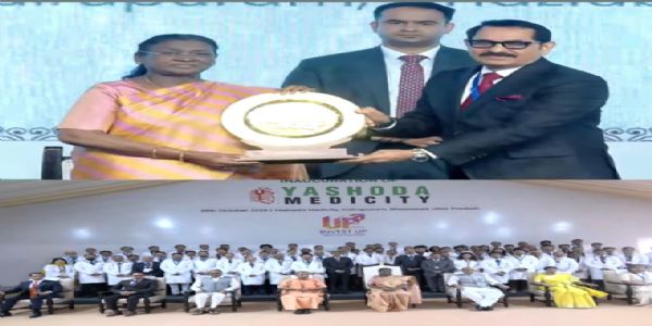 Prez Murmu inaugurates state-of-the-art Yashoda Medicity hospital