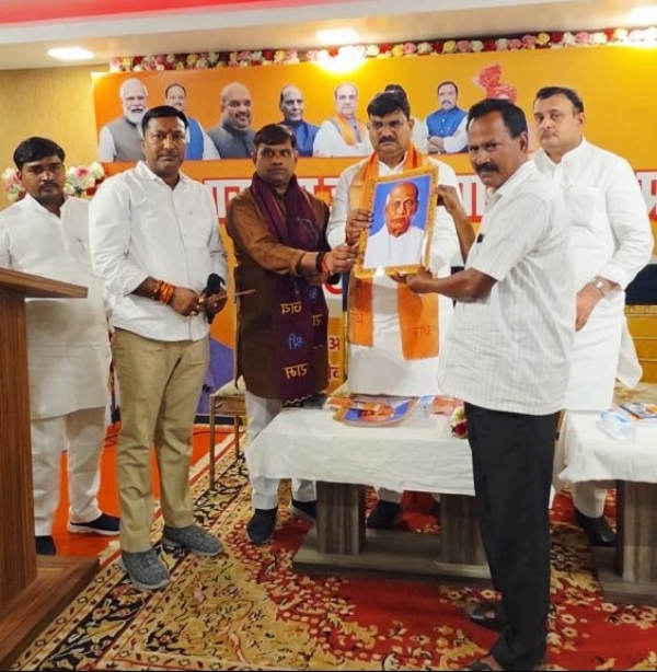 Dharampal Singh addressed booth-level worker meetings Dharampal Singh addressed booth-level worker meetings