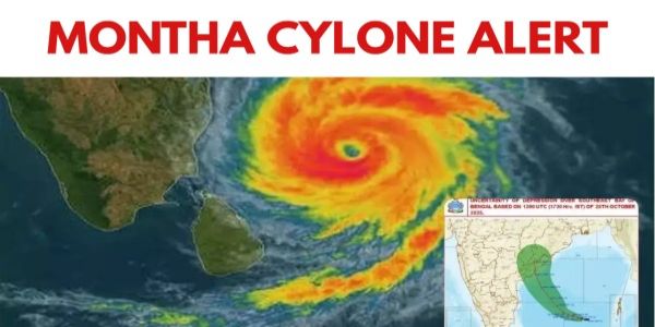 Cyclone Montha: IMD Issues Red Alert for Heavy Rains in Four Telangana Districts