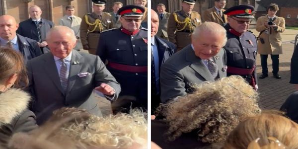 King Charles Confronted by Protester Over Prince Andrew