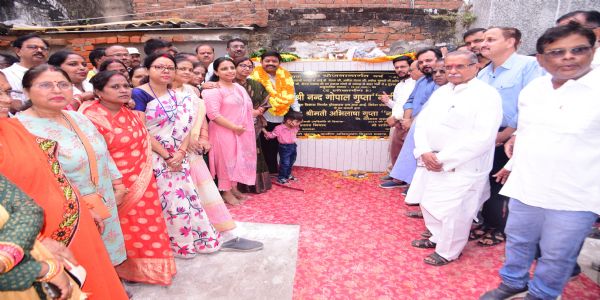 Minister Nandi inaugurates development works constructed at cost of Rs 1.5 cr