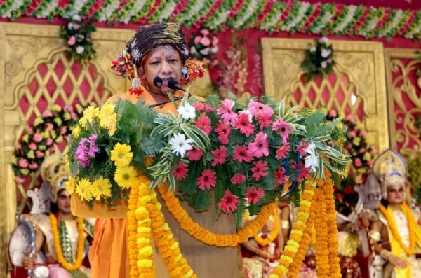 Chief Minister Yogi was addressing the coronation ceremony of Lord Shri Ram, organized by the Shri Shri Ramlila Committee, Aryanagar