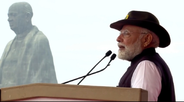 PM Modi presiding over a grand Rashtriya Ekta Diwas (National Unity Day) celebration at the Statue of Unity PM Modi presiding over a grand Rashtriya Ekta Diwas (National Unity Day) celebration at the Statue of Unity