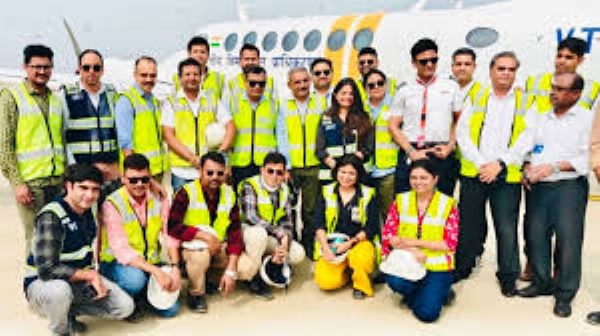 Successful calibration flight landing at Noida International Airport Successful calibration flight landing at Noida International Airport