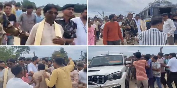 BJP MP Khagen Murmu Injured, MLA Shankar Ghosh’s Car Attacked During Visit to Flood-Hit North Bengal