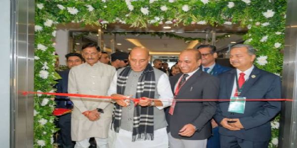Rajnath Singh Unveils New Defence Hub, Touts Record Production and Export Growth