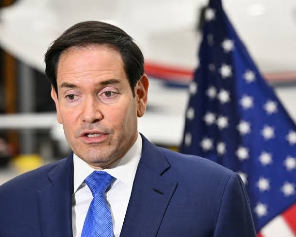 U.S. Secretary of State Marco Rubio speaks to journalists at the John C. Munro Hamilton International Airport after the G7 foreign ministers meeting, in Hamilton, Ontario, Canada, U.S. Secretary of State Marco Rubio speaks to journalists at the John C. Munro Hamilton International Airport after the G7 foreign ministers meeting, in Hamilton, Ontario, Canada,