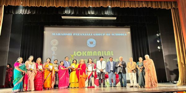 Maharshi Patanjali Vidya Mandir Samiti hosts prestigious Lokmanilal and Dayakanti Devi awards 2025, Honouring Exemplary Educators