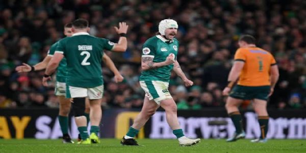 Hansen's Hat-Trick Heroics Propel Ireland to Record Win Over Wallabies