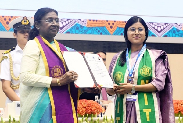 President Droupadi Murmu at the fifth convocation ceremony of NIT Delhi President Droupadi Murmu at the fifth convocation ceremony of NIT Delhi